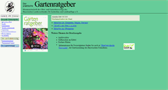 Desktop Screenshot of gartenratgeber.de