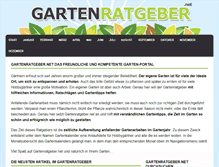 Tablet Screenshot of gartenratgeber.net